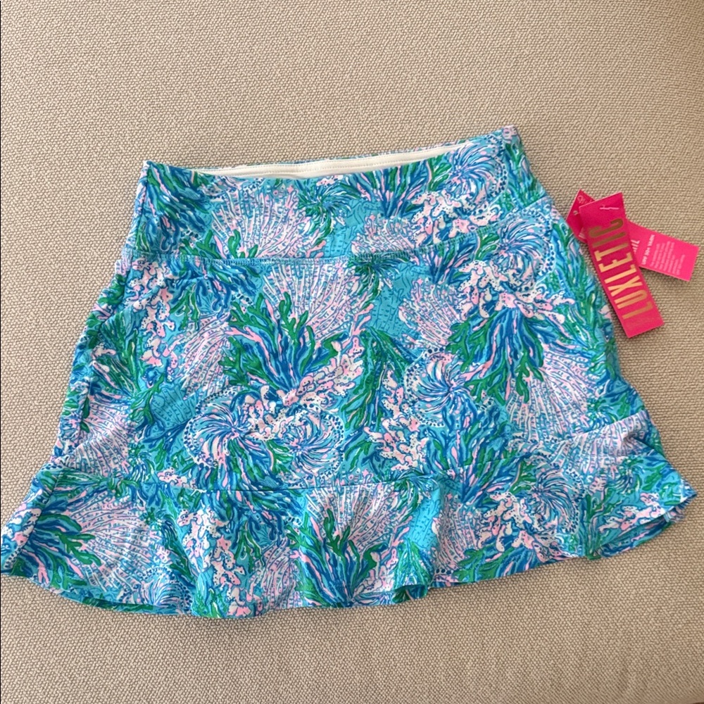 Lilly Pulitzer Luxletic UPF 50+ Ruffled Bottom Skirt
